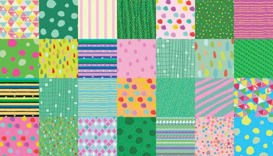 QT Fabrics Turnowsky Dapper Dachshunds Patchwork Green 28932x