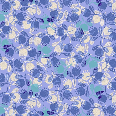RJR Fabrics Happy Day Flower Periwinkle TS103-PE3