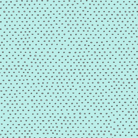QT Fabrics Hop To It Square Dot Blender Aqua Blue 1649-24299-QB