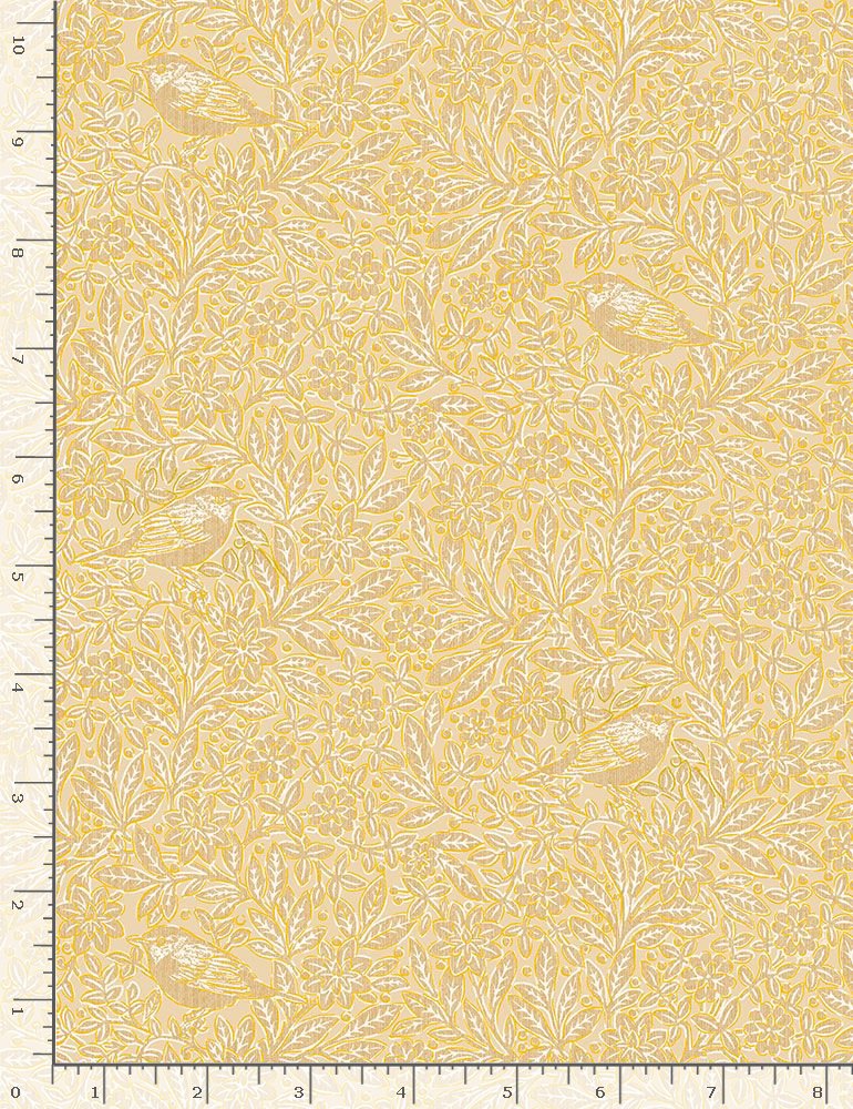 Timeless Treasures Dot Love Ewe More Tiny Dots Yellow CD1313