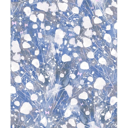 Cotton + Steel Snow Flowers Kasumisou Sky OE200-SK3