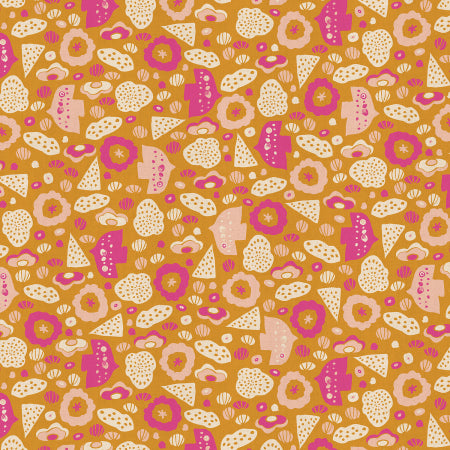 Cotton + Steel Kawaii Nakama Flying Bird Acorn NM105-AC2U