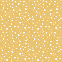 QT Fabrics Steampunk Christmas Dots Yellow