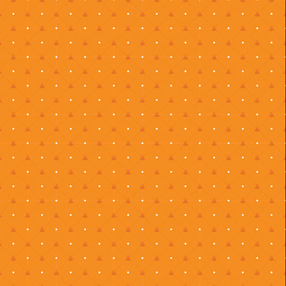 Suite B for Island Batik Quilted Christmas Diamond Orange Cheddar 922154270SB