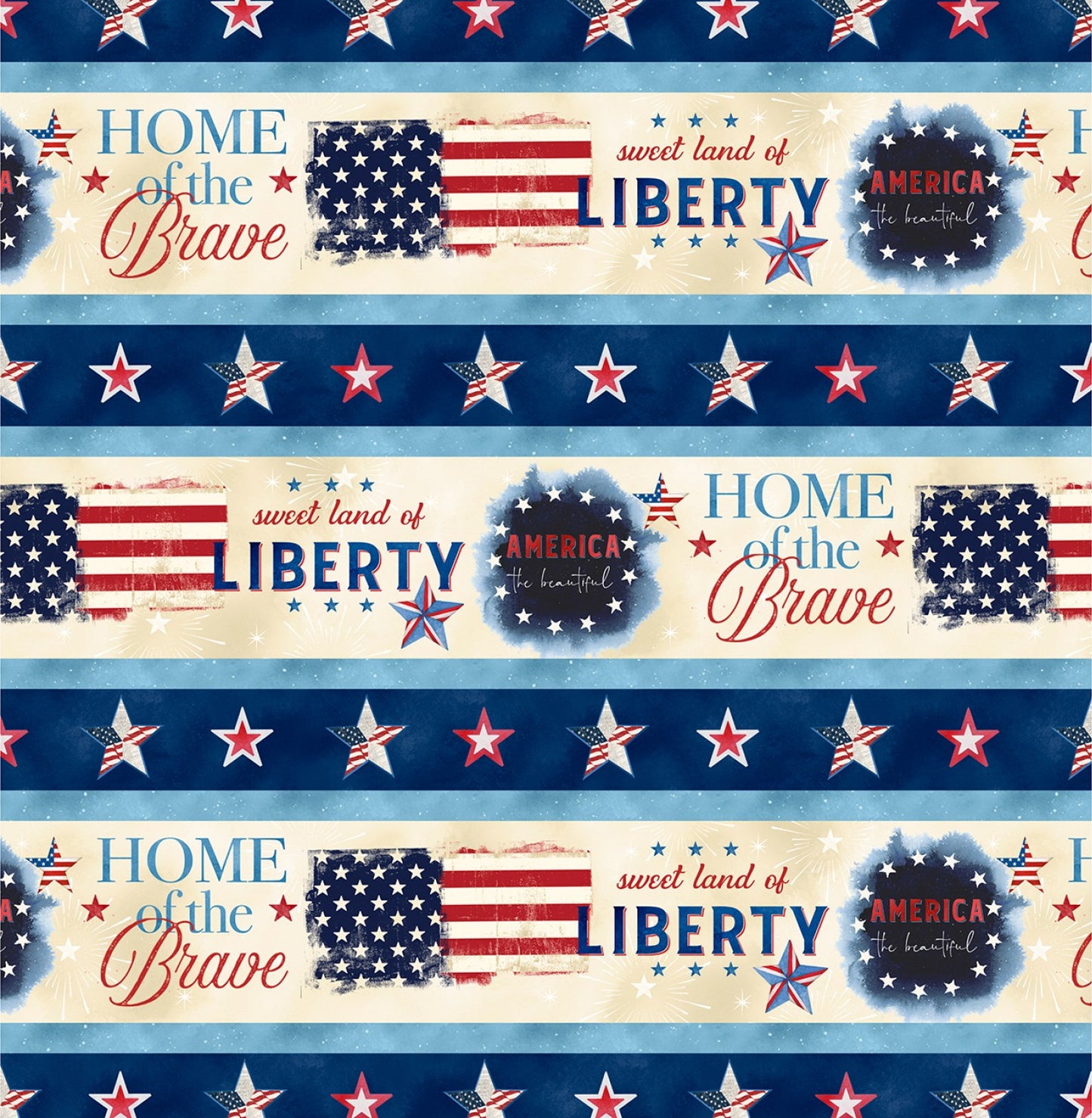 Wilmington Americana Patriotic Stripe