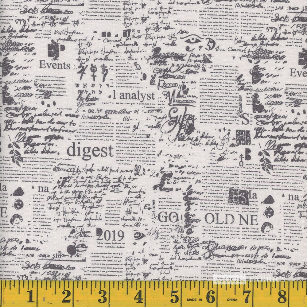 Mook Books and Paper Sketched News Ivory