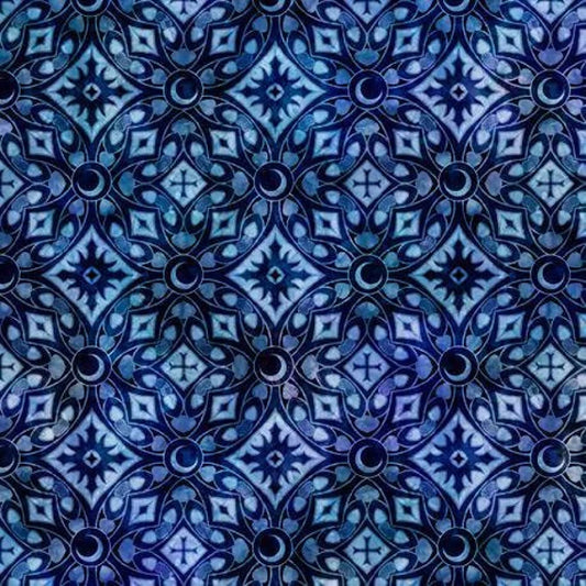 QT Fabrics Dragon Quest Blue Medallion