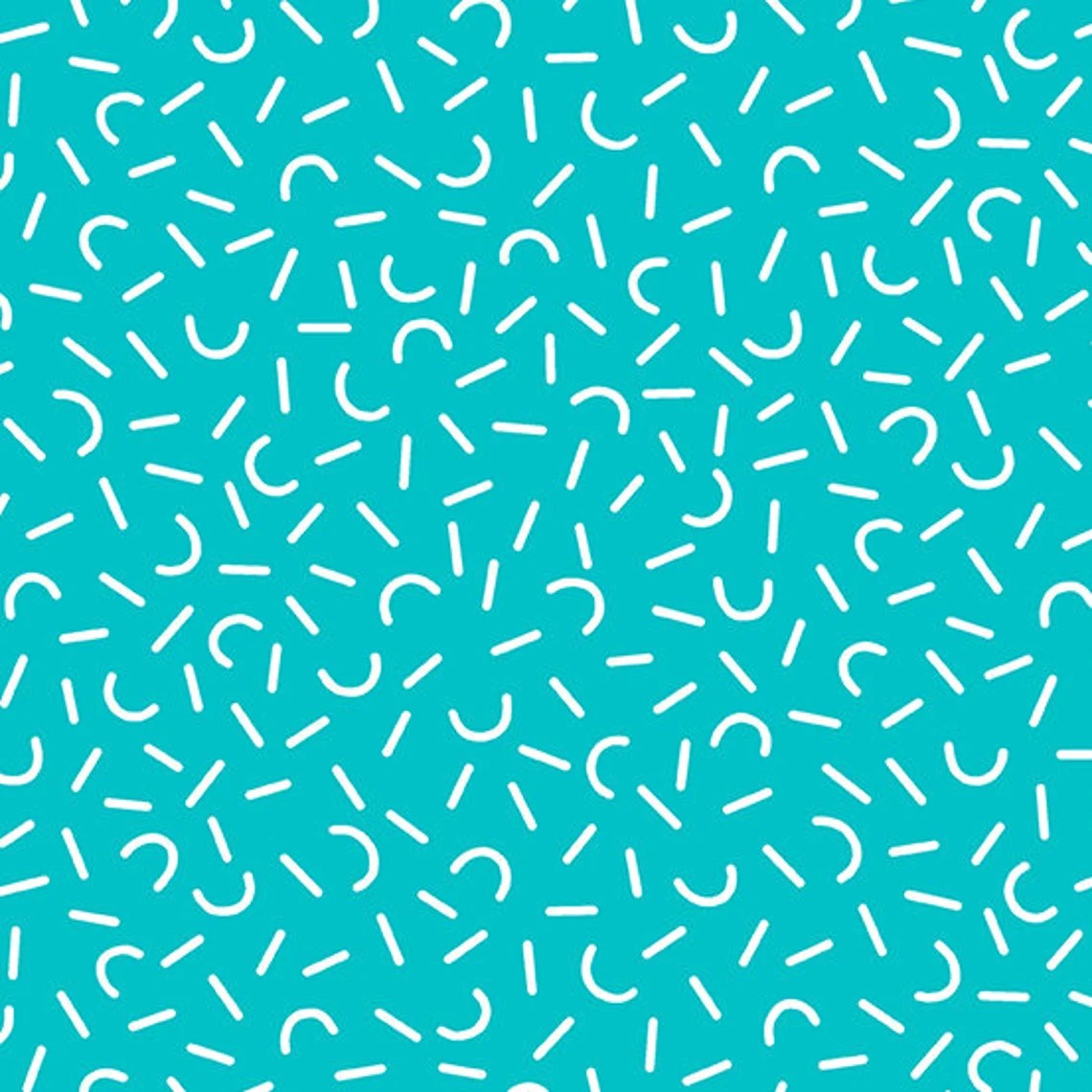 Andover Century Prints Dear Diary Party Time Turquoise