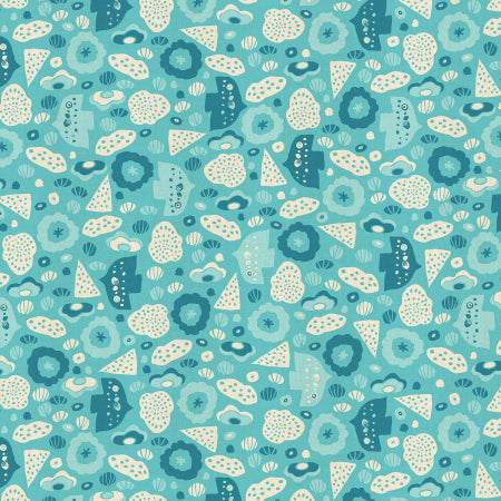 Cotton + Steel Kawaii Nakama Flying Bird Blue NM105-BL1U