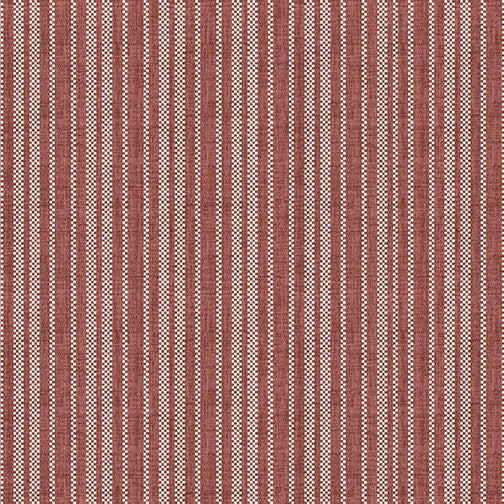 Benartex English Autumn Stripe Ruby 09449-19