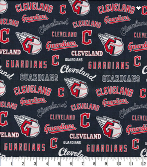 MLB Cleveland Guardians Cotton 60443-B Navy Blue