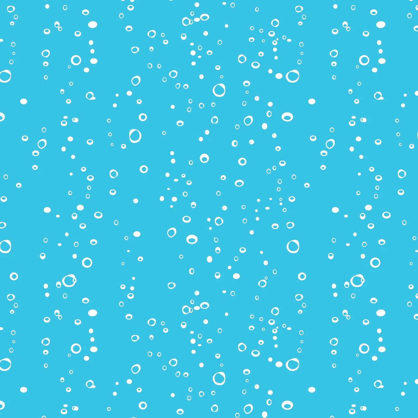 8018 Benartex Mystical Mermaids Water Bubbles Turquoise CP12521