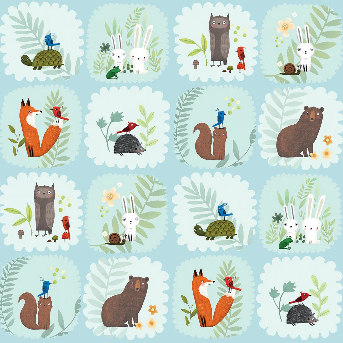 8034 Benartex Into the Woods Blocks Sky 13296-80