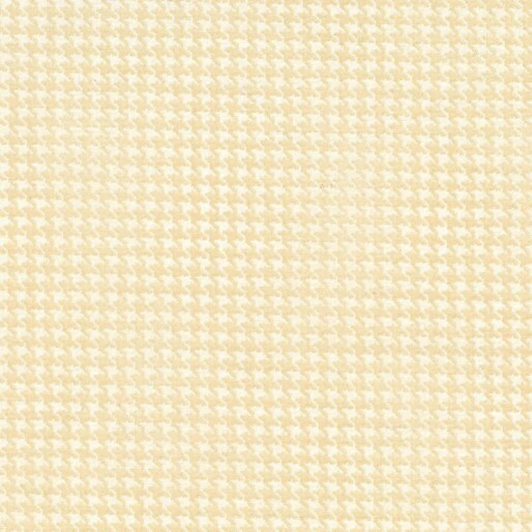 8040 Benartex Designer Fabrics Blushed Houndstooth Honey 07564-03