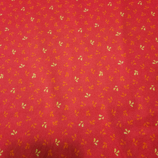 P&B Textiles Smiling Safari Friends Water Drops Red 04526-R