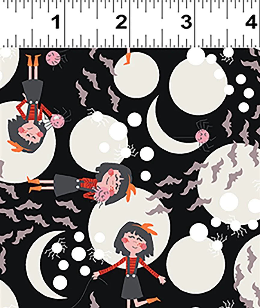 Clothworks Little Miss Black Y3523-3