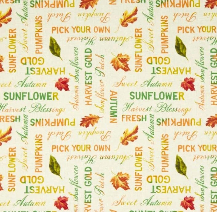 Wilmington Harvest Gold Word Toss Cream 1077 89269 178