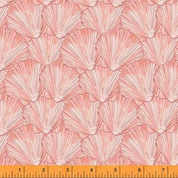 8692 Windham Fabrics Sea & Shore Shells Coral 53025-6