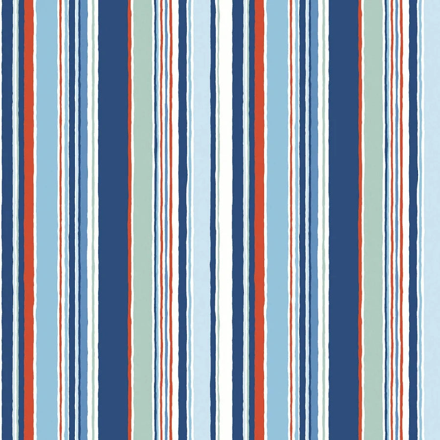 8694 Liberty Fabrics Rivera Deckchair Stripe A Blue 01666453A