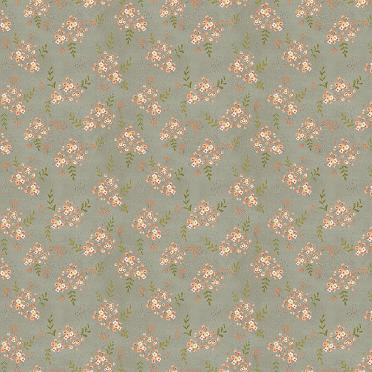 Clothworks Daydreams Petite Sprays Pewter