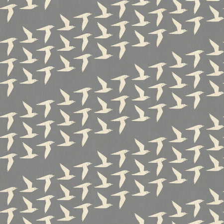 Cotton + Steel By the Seaside Fly Along Fog LV103-FO3U