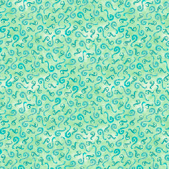 QT Fabrics Sun Cruisers Scrolls Green 28955-H