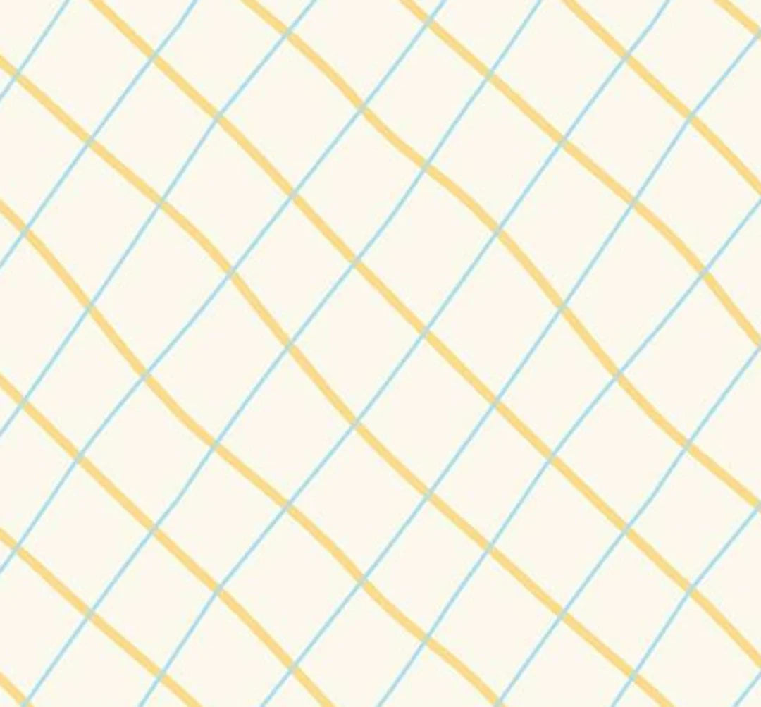 9035 Windham Fabrics Little Whispers Wavy Plaid Parchment 53175-3