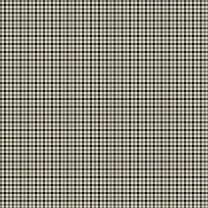 9135 Benartex Designer Fabrics Rustic Journey Woodland Plaid Black Gray Cream 01655