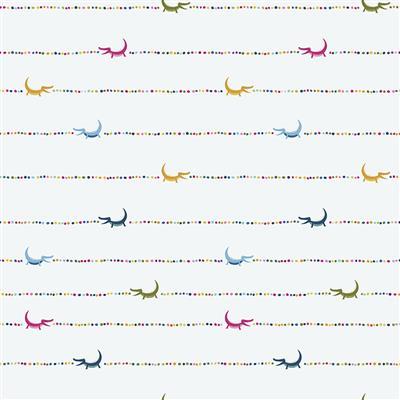 Clothworks Crocodile Smiles Croc Stripe Multi Color Y3393-55