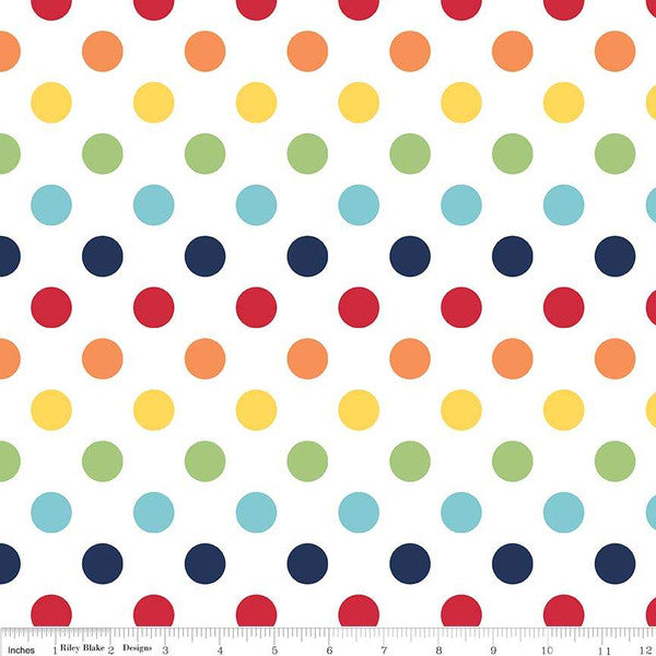 9362 Riley Blake Designs Dots C360 Multi Color