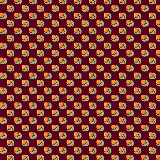 Benartex Rosebuds Attic Window Burgundy Lizzy Albright Cedar Chest 06923-87