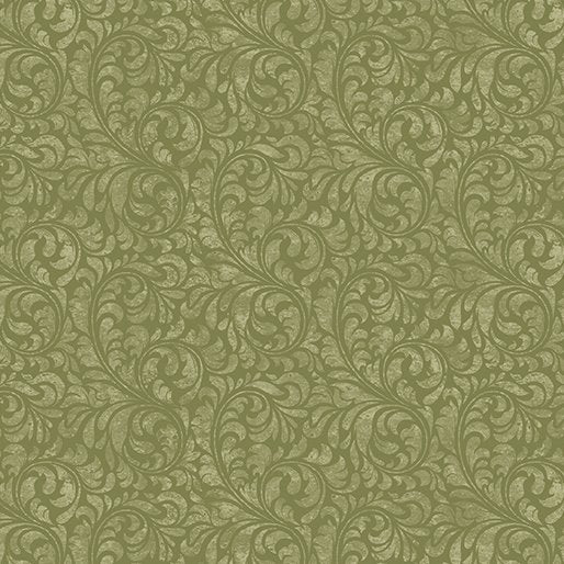 Benartex Traditional Scroll Sage Turkey Time 13108-40