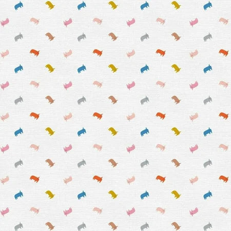Paintbrush Studio Fabrics Animal Alphabet 120-21830 Unicorns on White