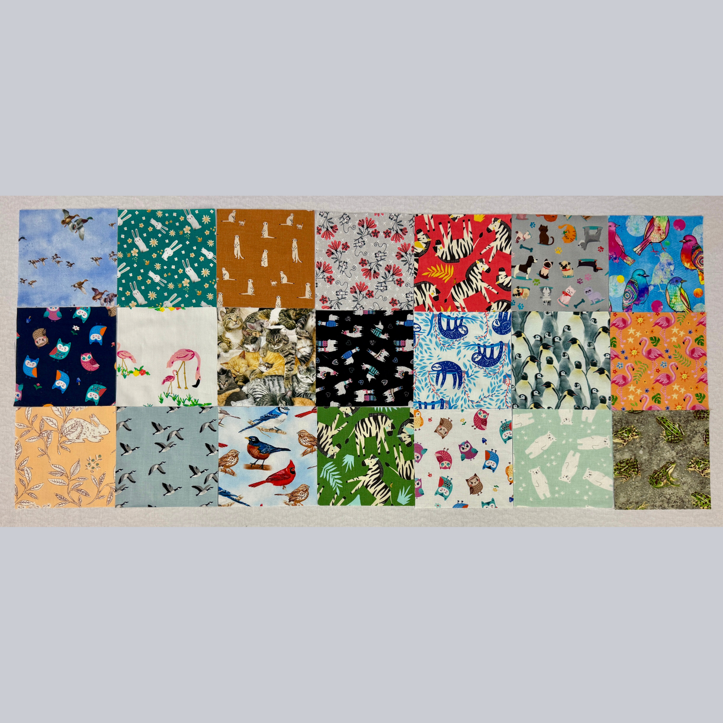 Critters 2 1/2" Mini Charm Squares Exclusive 42 Piece Pre-Cut