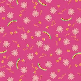 Cotton + Steel Naoko Miyagawa Dandelions Pink