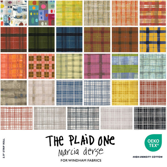 X2035 Windham Fabrics The Plaid One 2 1/2" Strip Set 40 pieces