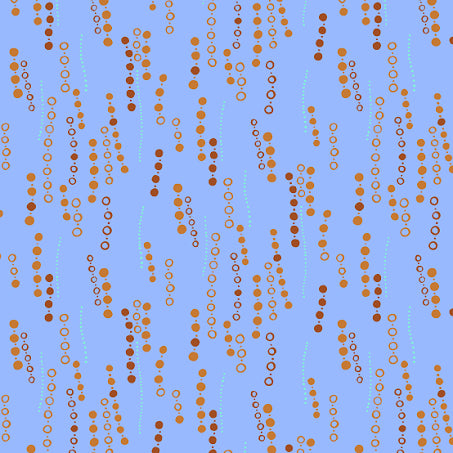 Cotton + Steel Fuwafuwa-san no Bokujo Mizu Tama California Lilac