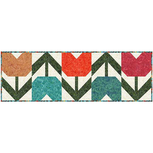 P2037 Flowers for Mom 16"x50" Table Runner Pattern by Villa Rosa Designs
