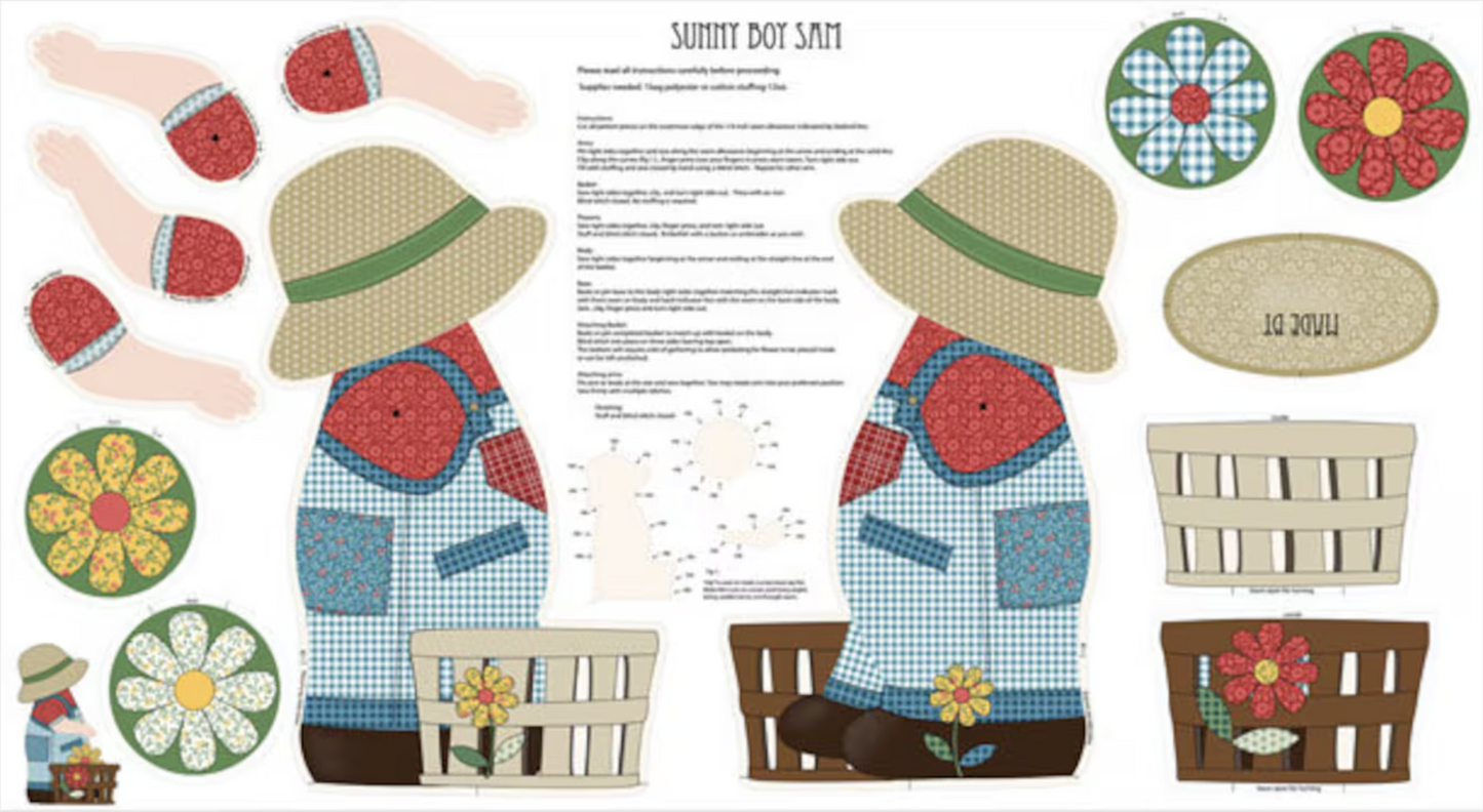 PANL-418 Benartex Sunny Boy Sam Pattern P734-99