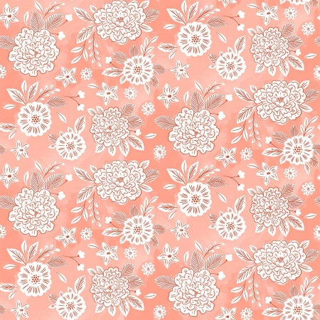 Cotton + Steel Earth Magic Flower Dream Pink Paradise