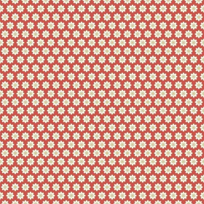 Poppie Cotton Chick-A-Doodle-Doo Flour Sack Red CD21707