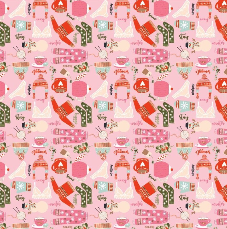 Poppie Cotton Snuggle Up Butter Cup Favorite Things Pink SB21602