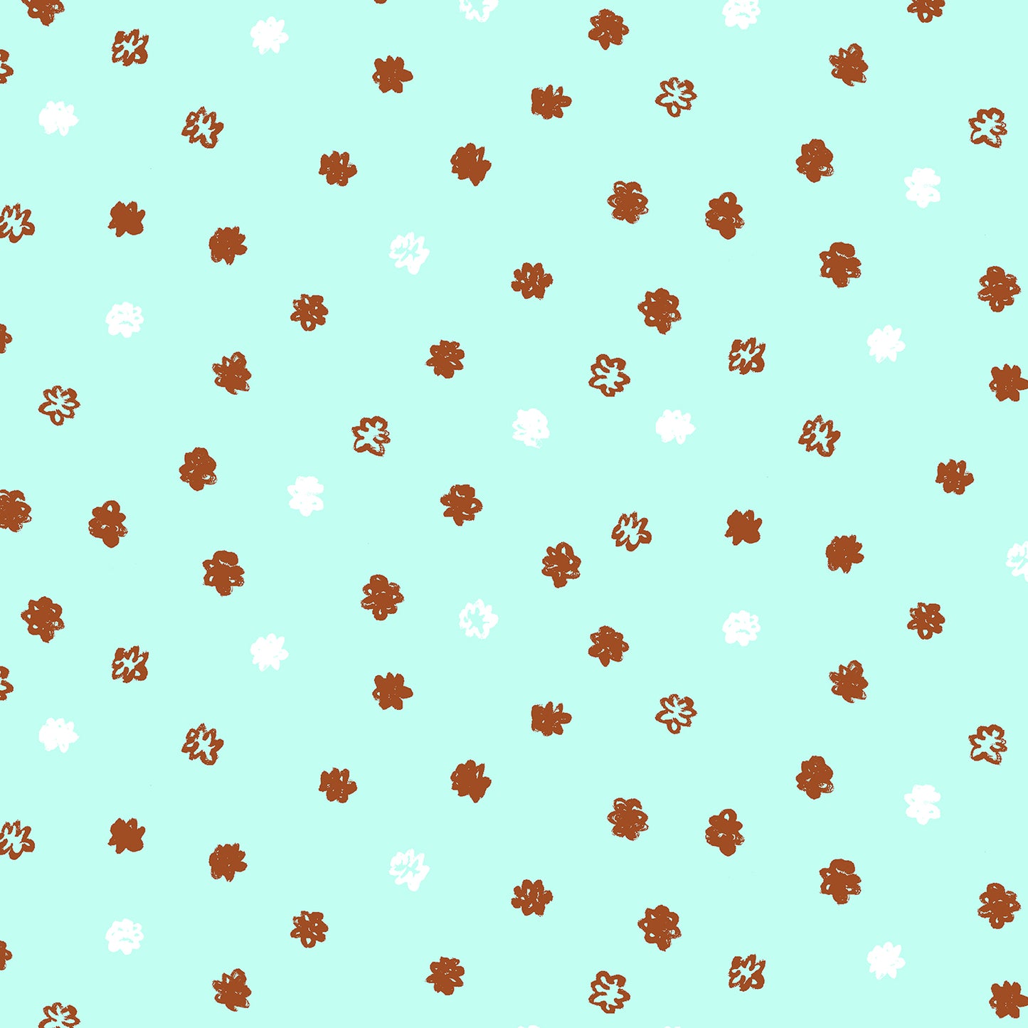 Cotton + Steel Fuwafuwa-san no Bokujo Wata Ame Seafoam