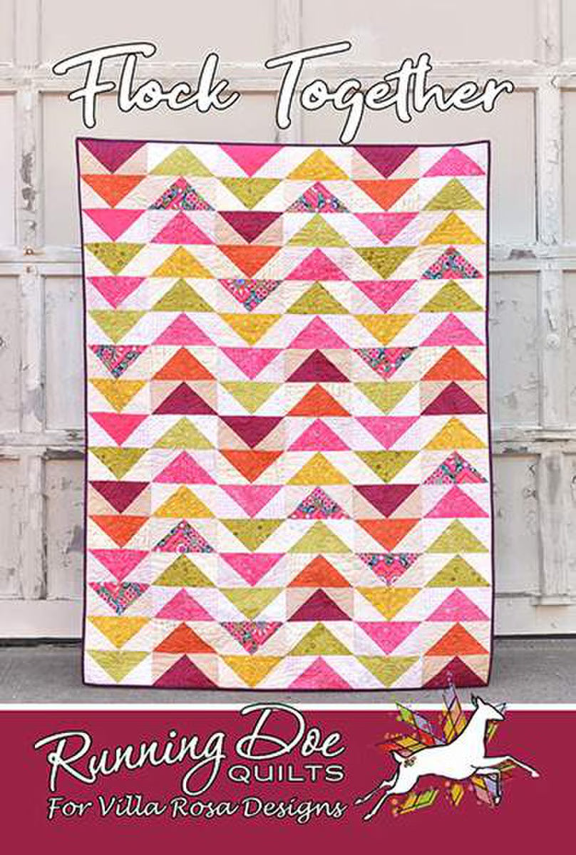 P2020 Flock Together 50"X66 1/2" Quilt Pattern by Villa Rosa Designs