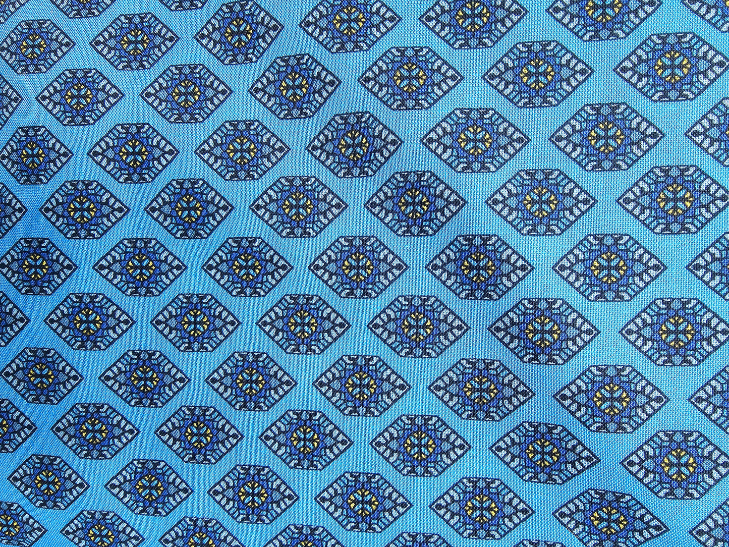 1402 Benartex Designer Fabrics Rebirth Foulard Blue 10484-55