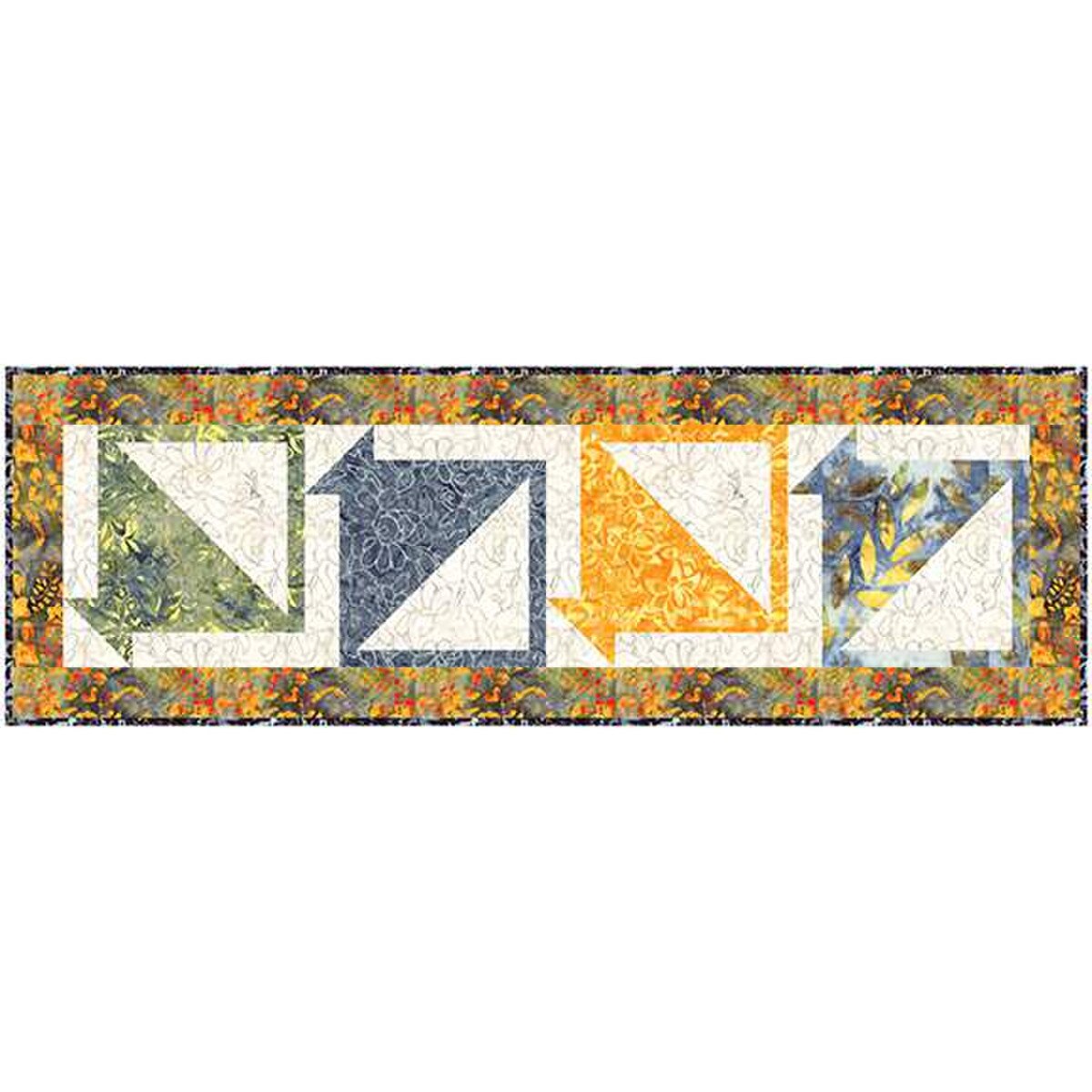 P2038 Baskets 17" x 53" Table Runner Pattern by Villa Rosa Designs