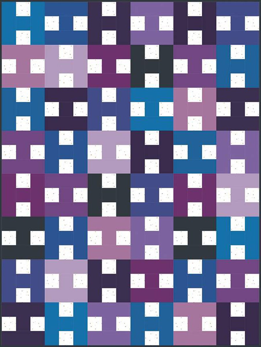 X2008 Highlight 54"x72" Quilt Pattern by Villa Rosa Designs