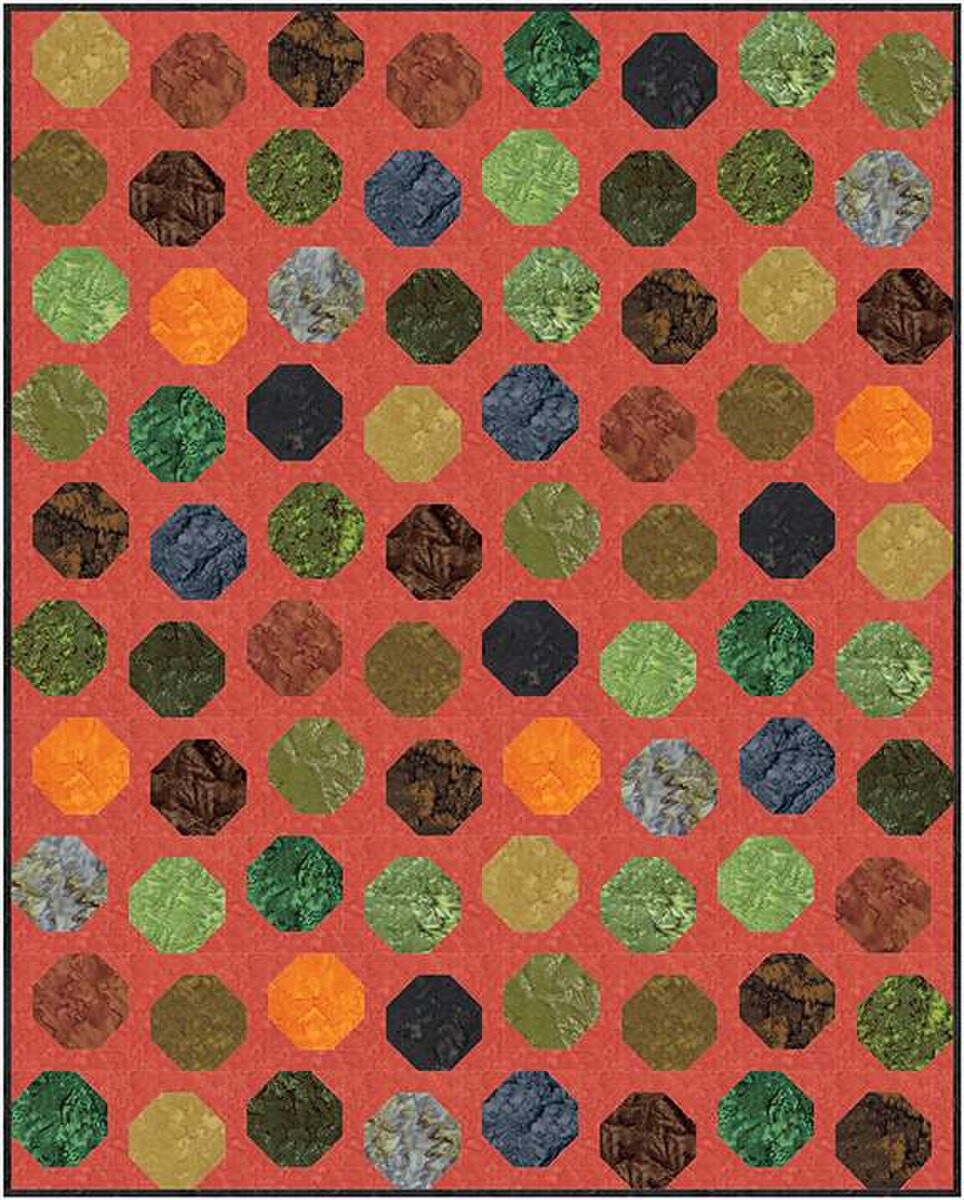 X2012 Honey Buns 47"x57" Quilt Pattern by Villa Rosa Designs
