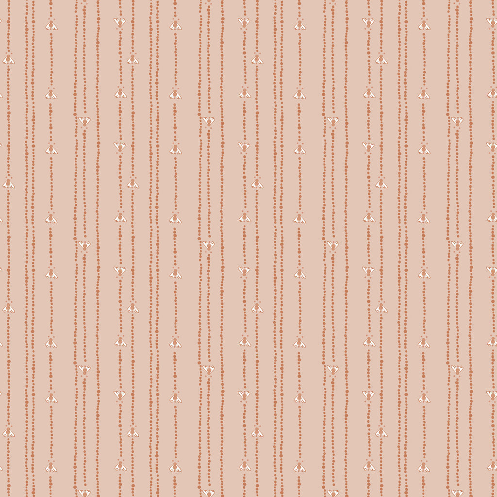 Clothworks Firefly Stripe Light Brick Y3608-50