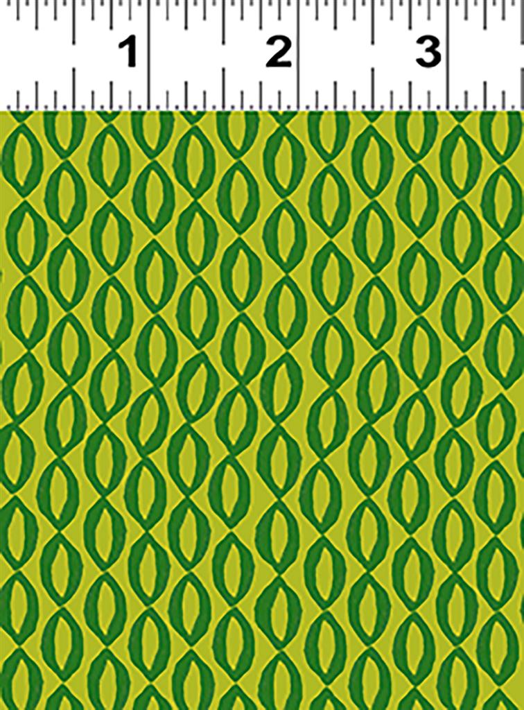 Clothworks Garden Gems Lacy Leaves Olive Y3634-24